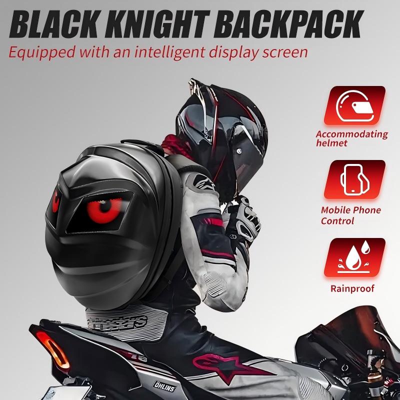 Black Knight Backpack with intelligent display screen